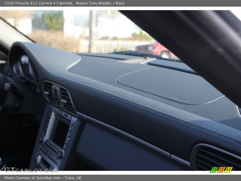 Meteor Grey Metallic / Black 2006 Porsche 911 Carrera 4 Cabriolet