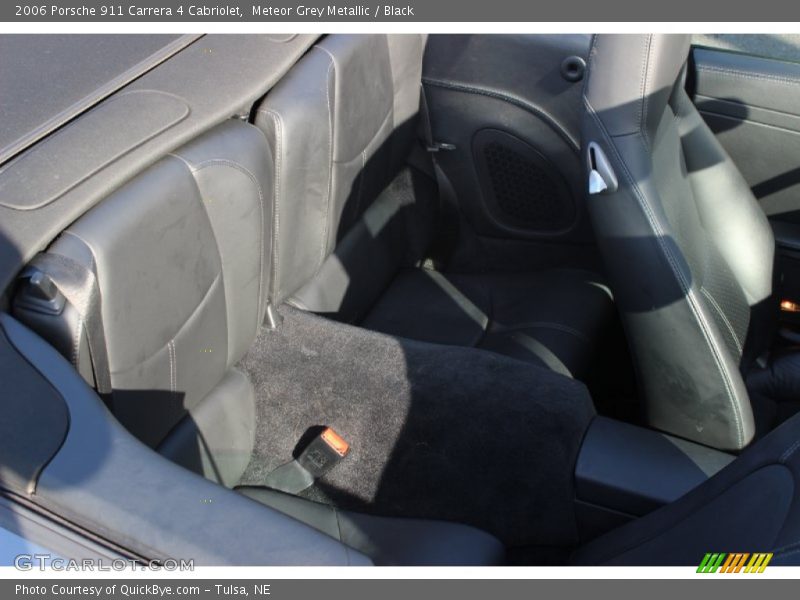 Meteor Grey Metallic / Black 2006 Porsche 911 Carrera 4 Cabriolet