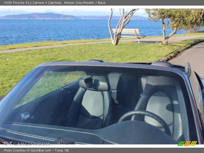 Meteor Grey Metallic / Black 2006 Porsche 911 Carrera 4 Cabriolet