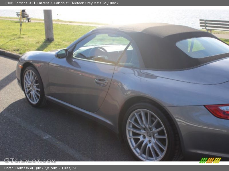 Meteor Grey Metallic / Black 2006 Porsche 911 Carrera 4 Cabriolet