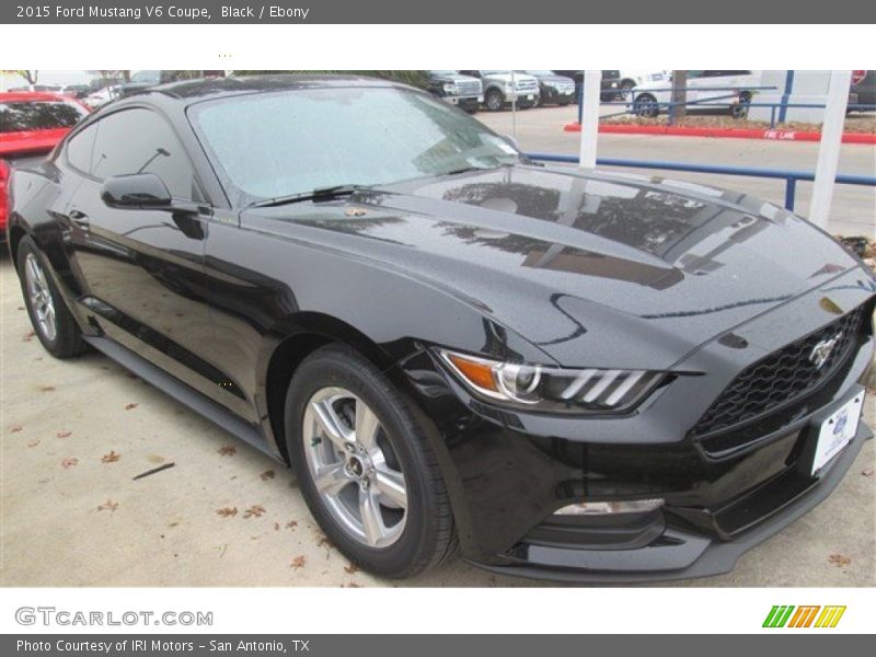 Black / Ebony 2015 Ford Mustang V6 Coupe