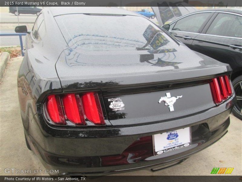 Black / Ebony 2015 Ford Mustang V6 Coupe