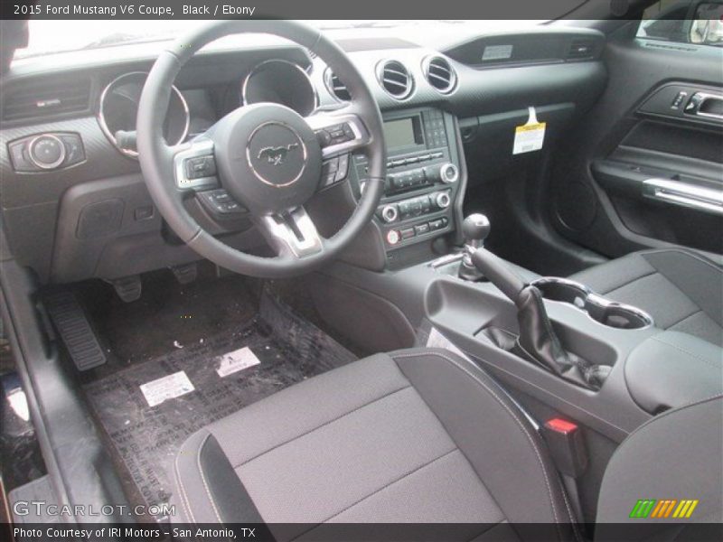 Black / Ebony 2015 Ford Mustang V6 Coupe