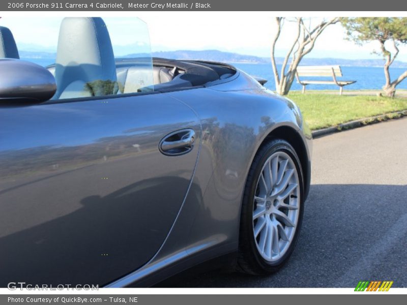 Meteor Grey Metallic / Black 2006 Porsche 911 Carrera 4 Cabriolet
