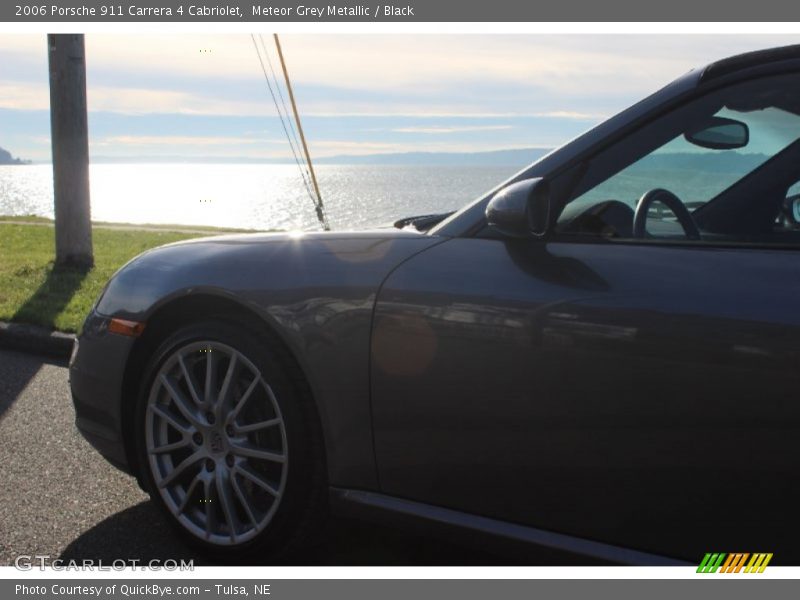 Meteor Grey Metallic / Black 2006 Porsche 911 Carrera 4 Cabriolet