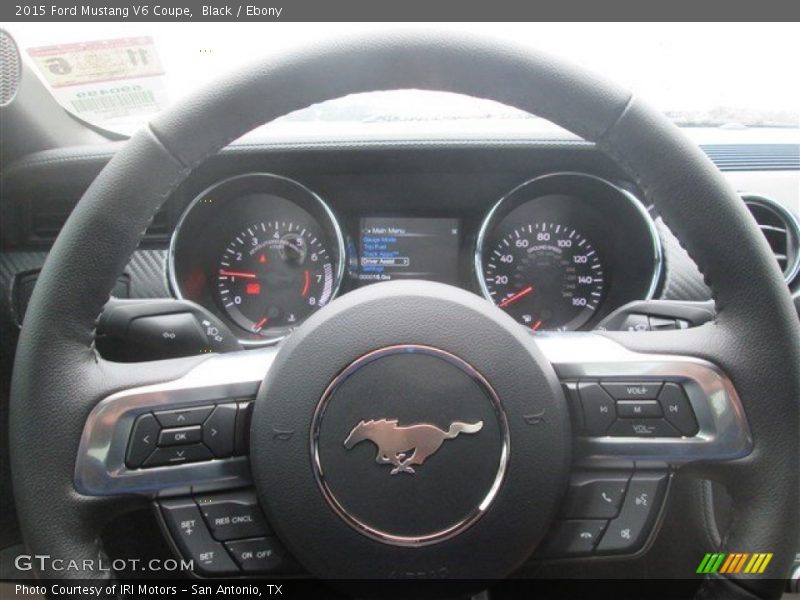 Black / Ebony 2015 Ford Mustang V6 Coupe