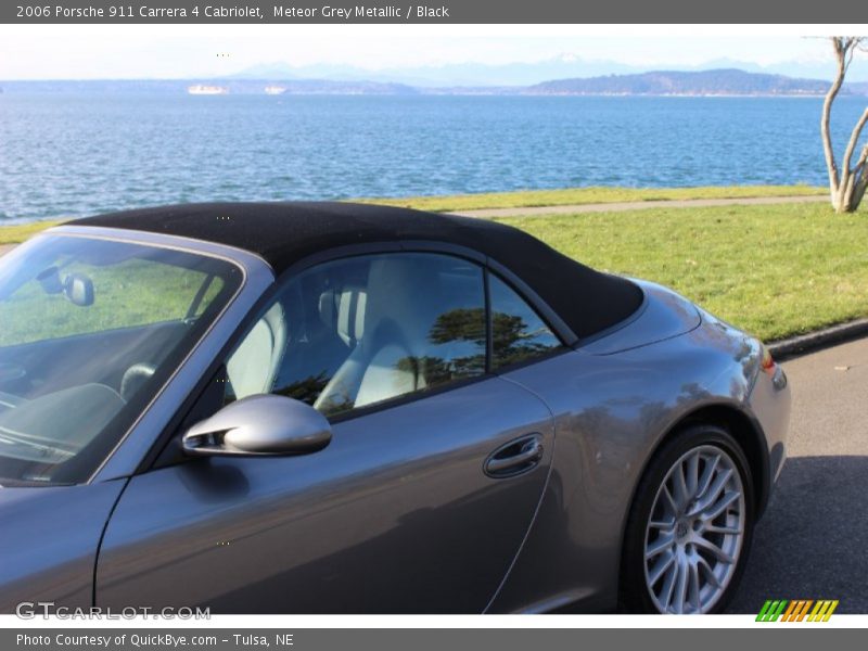 Meteor Grey Metallic / Black 2006 Porsche 911 Carrera 4 Cabriolet