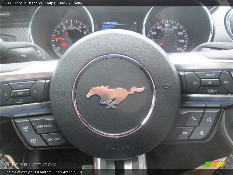 Black / Ebony 2015 Ford Mustang V6 Coupe