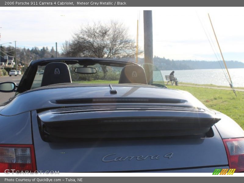 Meteor Grey Metallic / Black 2006 Porsche 911 Carrera 4 Cabriolet