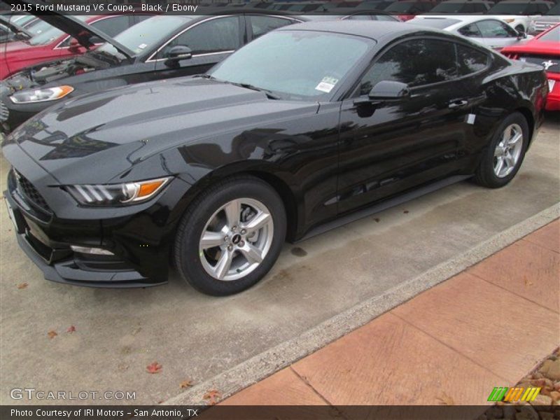 Black / Ebony 2015 Ford Mustang V6 Coupe