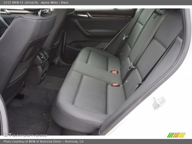 Alpine White / Black 2015 BMW X3 xDrive28i