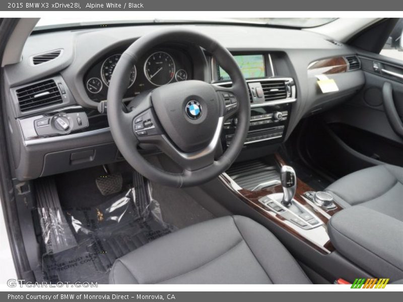 Alpine White / Black 2015 BMW X3 xDrive28i