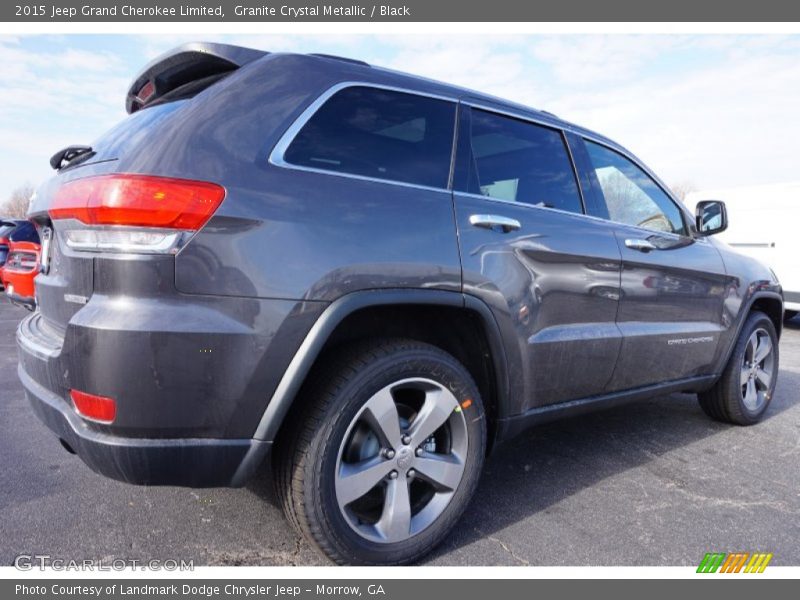 Granite Crystal Metallic / Black 2015 Jeep Grand Cherokee Limited