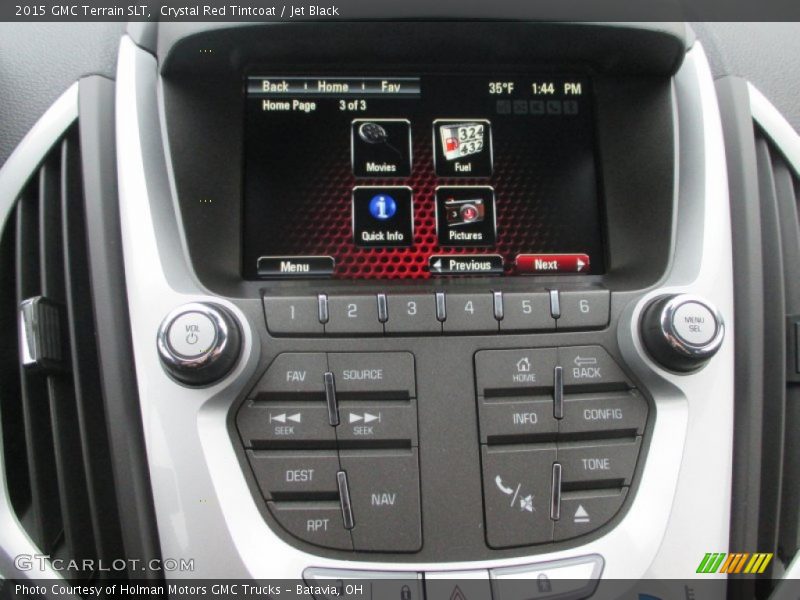Crystal Red Tintcoat / Jet Black 2015 GMC Terrain SLT