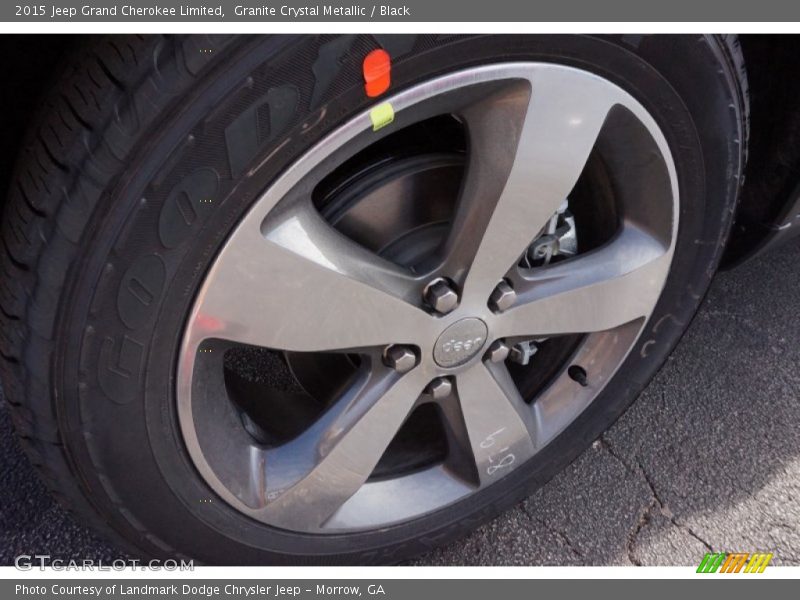 Granite Crystal Metallic / Black 2015 Jeep Grand Cherokee Limited