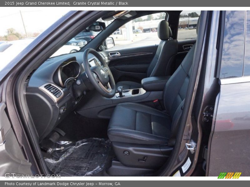 Granite Crystal Metallic / Black 2015 Jeep Grand Cherokee Limited