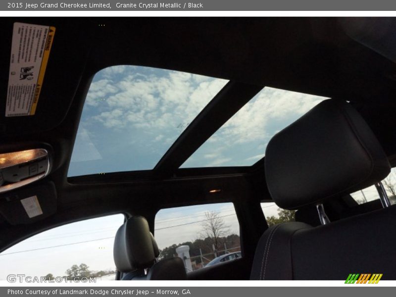 Granite Crystal Metallic / Black 2015 Jeep Grand Cherokee Limited