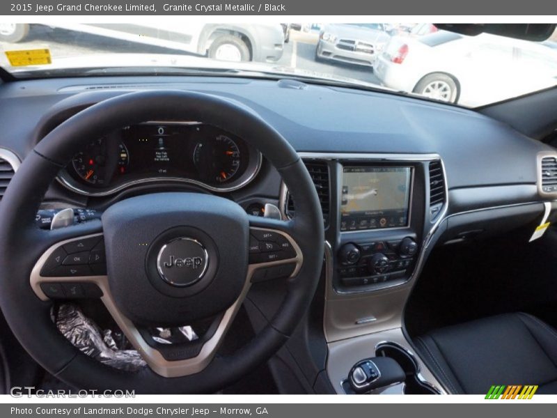 Granite Crystal Metallic / Black 2015 Jeep Grand Cherokee Limited