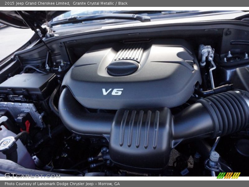 Granite Crystal Metallic / Black 2015 Jeep Grand Cherokee Limited