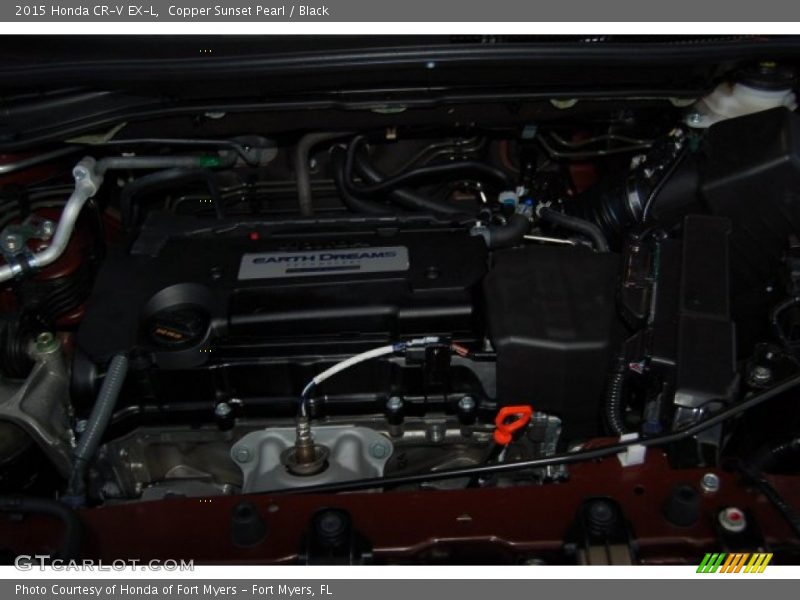Copper Sunset Pearl / Black 2015 Honda CR-V EX-L