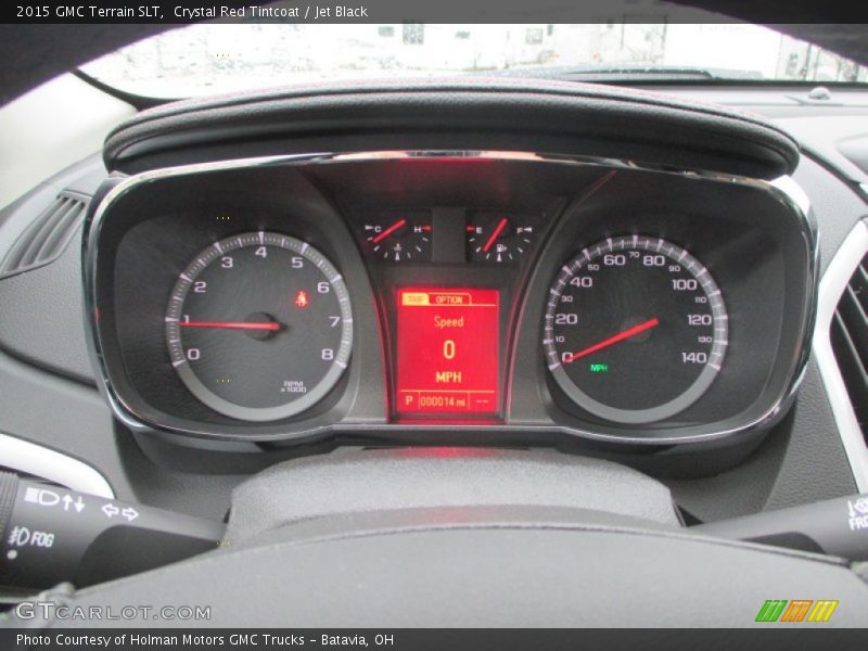 Crystal Red Tintcoat / Jet Black 2015 GMC Terrain SLT