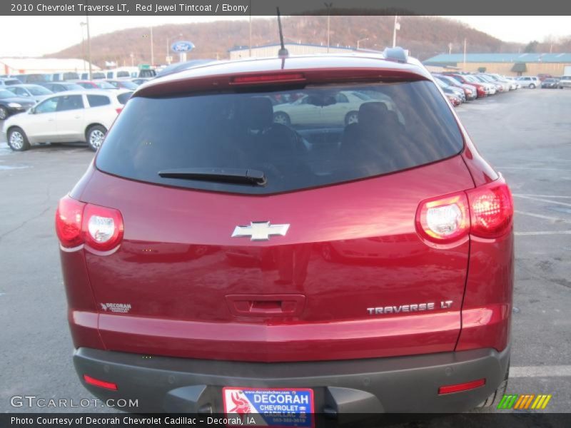 Red Jewel Tintcoat / Ebony 2010 Chevrolet Traverse LT