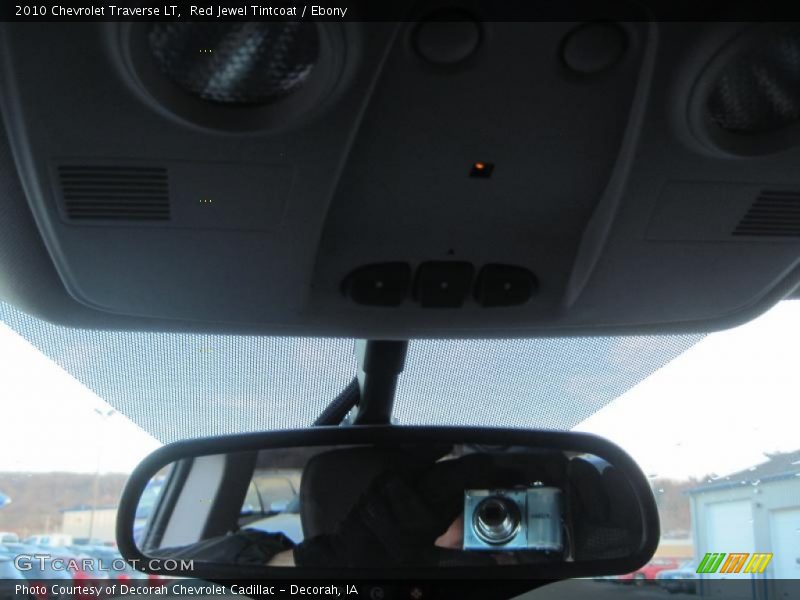 Red Jewel Tintcoat / Ebony 2010 Chevrolet Traverse LT