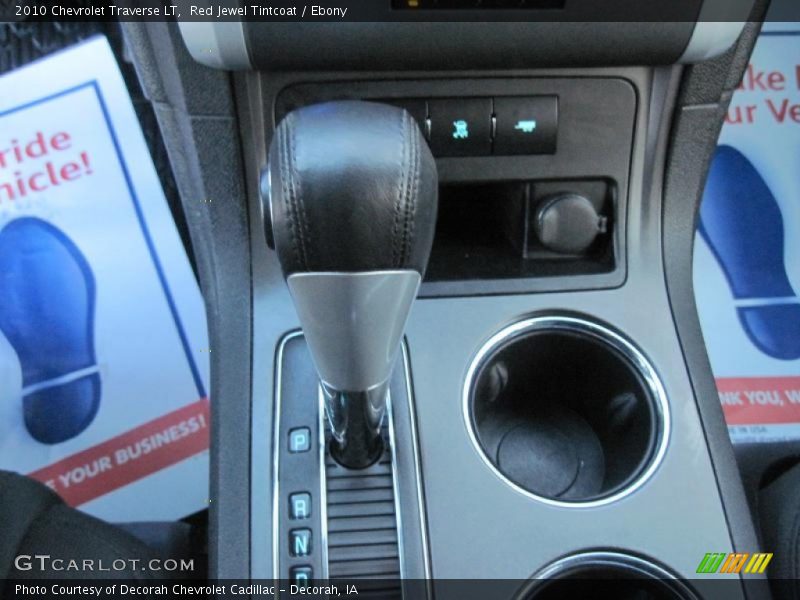 Red Jewel Tintcoat / Ebony 2010 Chevrolet Traverse LT