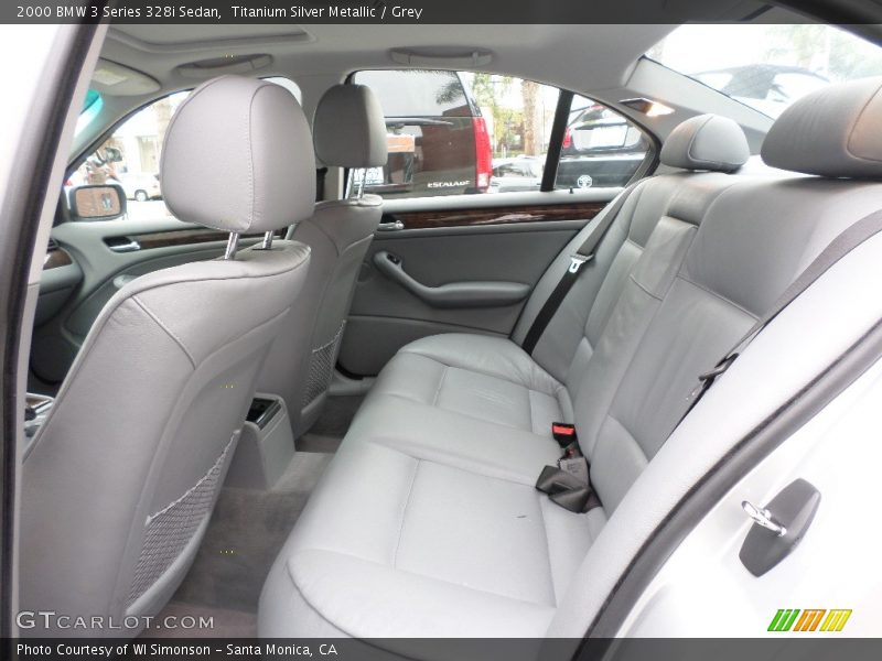Titanium Silver Metallic / Grey 2000 BMW 3 Series 328i Sedan
