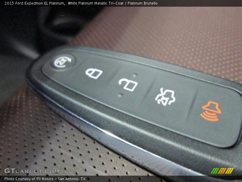 White Platinum Metallic Tri-Coat / Platinum Brunello 2015 Ford Expedition EL Platinum