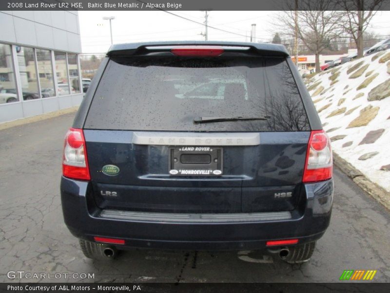Baltic Blue Metallic / Alpaca Beige 2008 Land Rover LR2 HSE