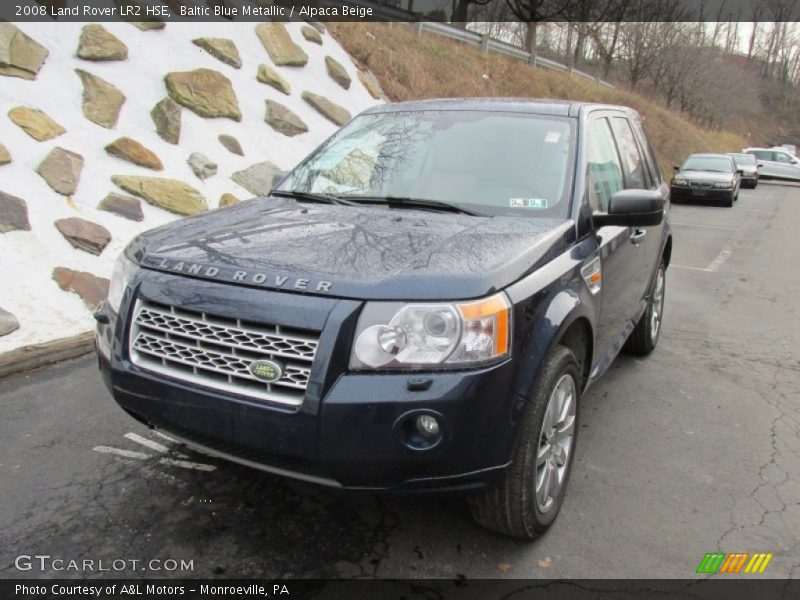 Baltic Blue Metallic / Alpaca Beige 2008 Land Rover LR2 HSE
