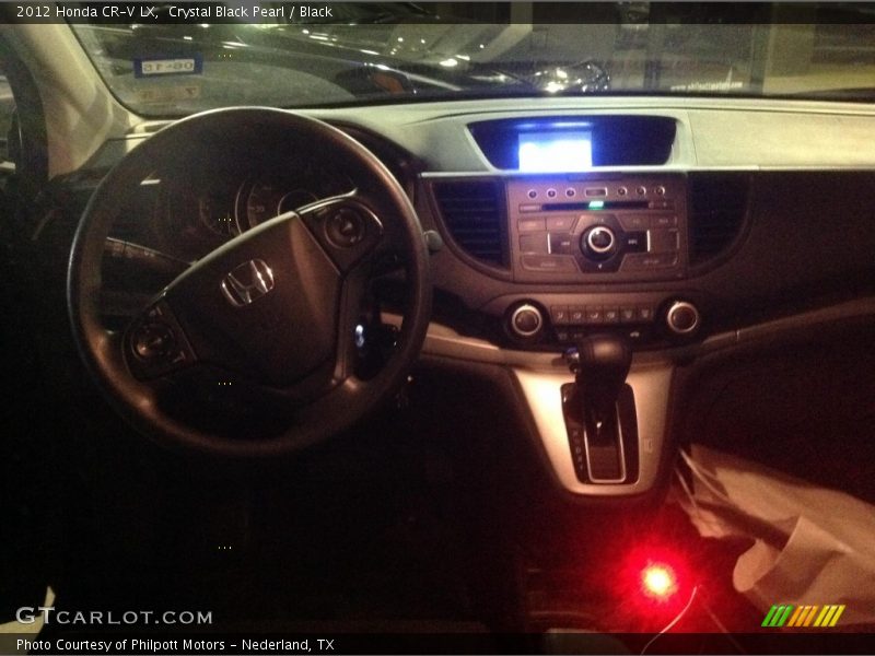 Crystal Black Pearl / Black 2012 Honda CR-V LX