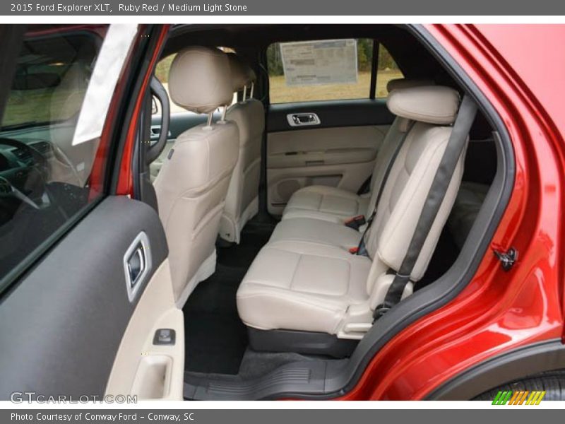 Ruby Red / Medium Light Stone 2015 Ford Explorer XLT