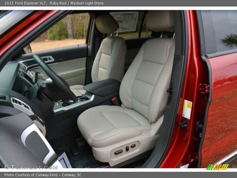 Ruby Red / Medium Light Stone 2015 Ford Explorer XLT