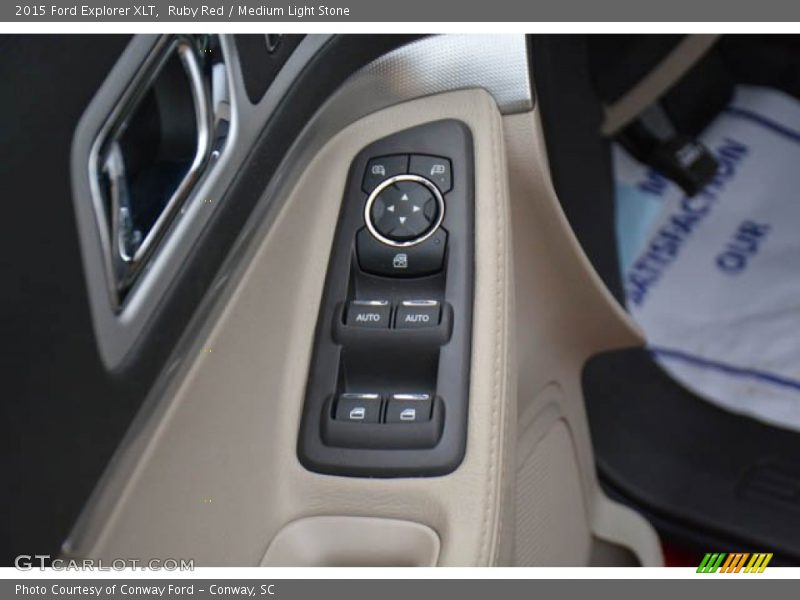 Ruby Red / Medium Light Stone 2015 Ford Explorer XLT