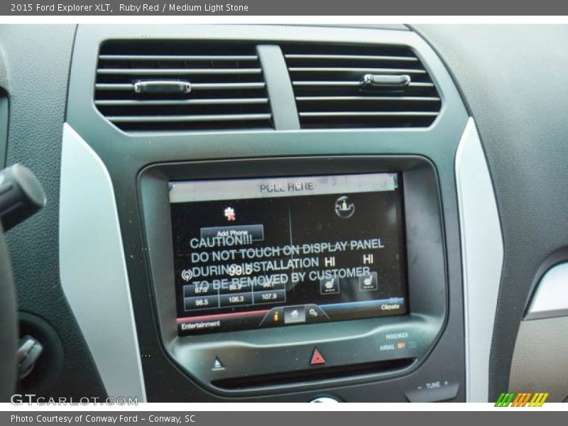Ruby Red / Medium Light Stone 2015 Ford Explorer XLT