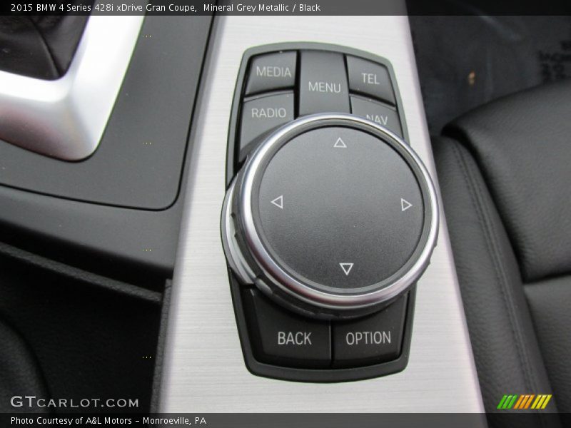 Mineral Grey Metallic / Black 2015 BMW 4 Series 428i xDrive Gran Coupe