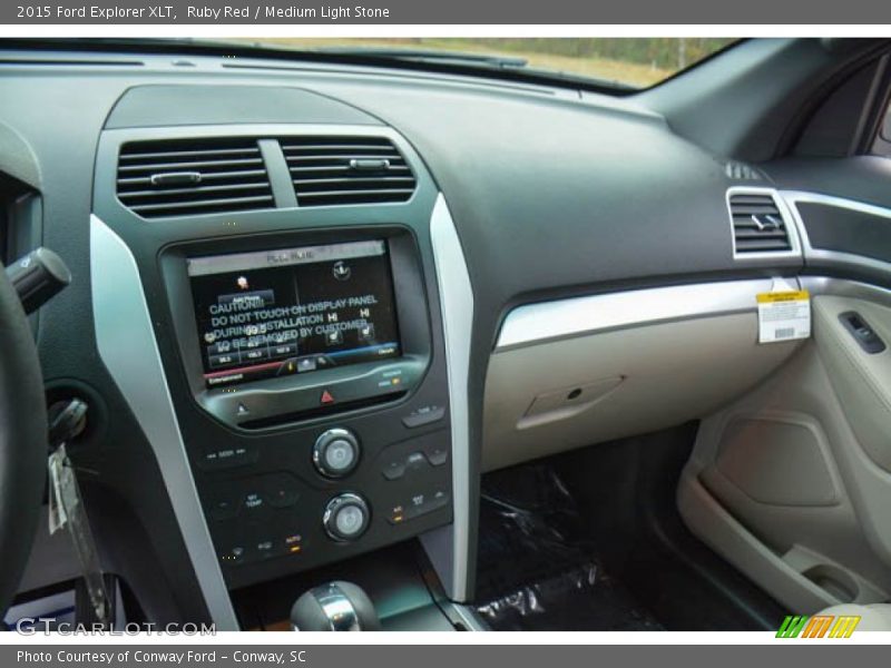 Ruby Red / Medium Light Stone 2015 Ford Explorer XLT