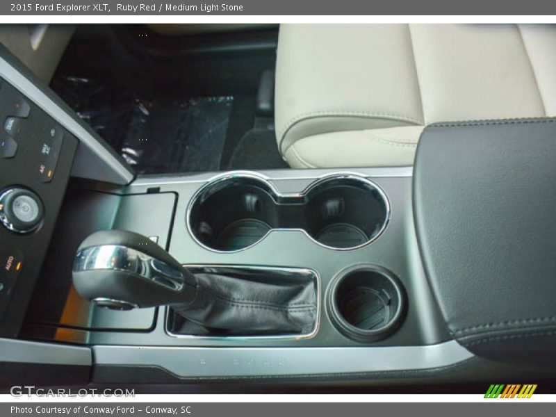Ruby Red / Medium Light Stone 2015 Ford Explorer XLT