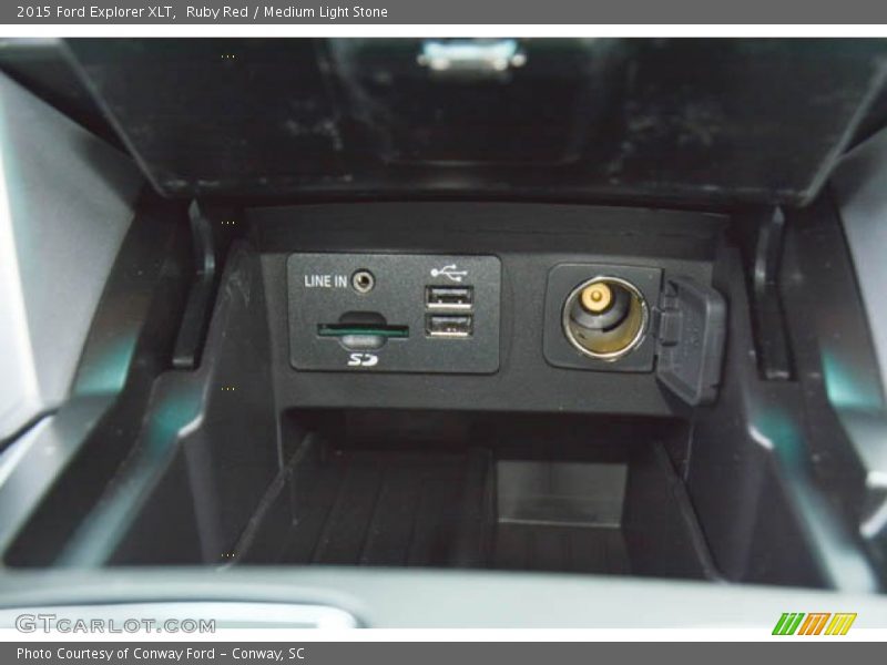 Ruby Red / Medium Light Stone 2015 Ford Explorer XLT