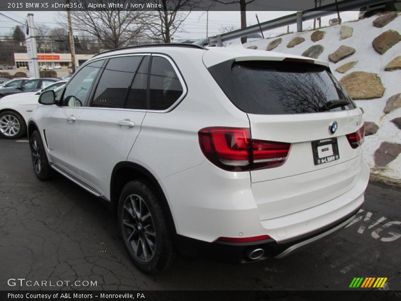 Alpine White / Ivory White 2015 BMW X5 xDrive35d