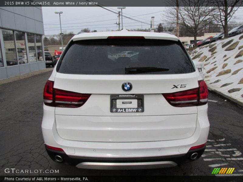 Alpine White / Ivory White 2015 BMW X5 xDrive35d