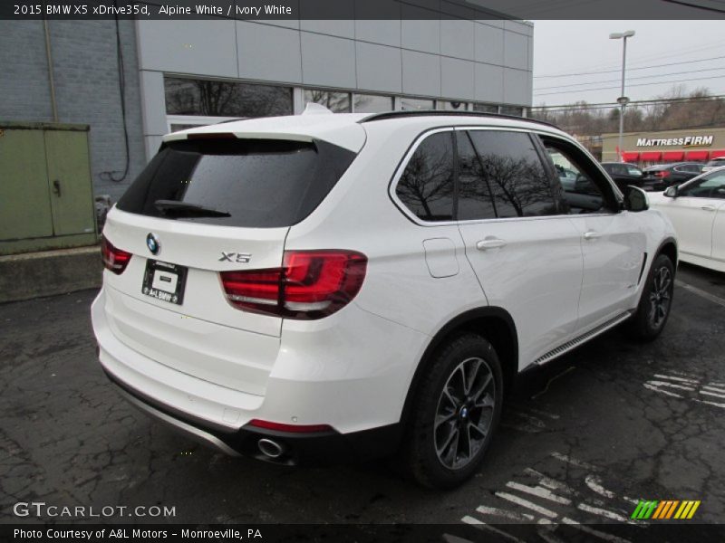 Alpine White / Ivory White 2015 BMW X5 xDrive35d