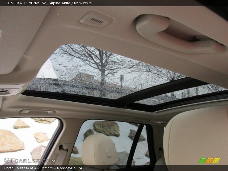 Alpine White / Ivory White 2015 BMW X5 xDrive35d