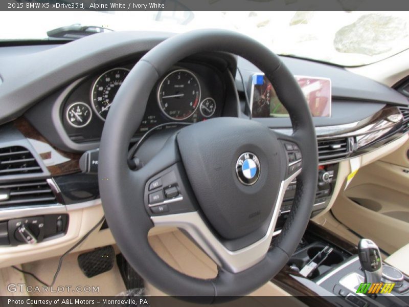 Alpine White / Ivory White 2015 BMW X5 xDrive35d