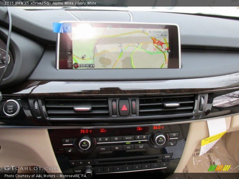Alpine White / Ivory White 2015 BMW X5 xDrive35d