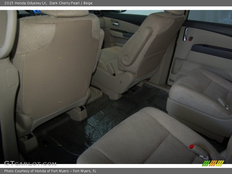 Dark Cherry Pearl / Beige 2015 Honda Odyssey LX