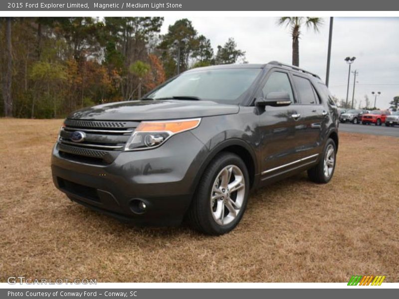 Magnetic / Medium Light Stone 2015 Ford Explorer Limited
