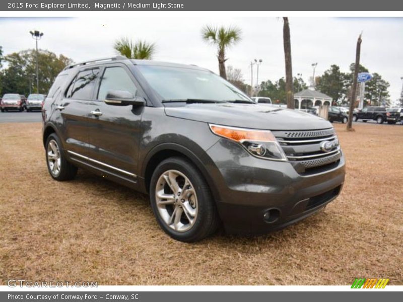 Magnetic / Medium Light Stone 2015 Ford Explorer Limited
